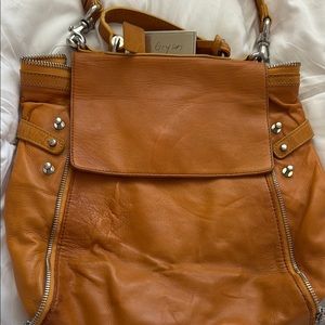Joy Gryson Tan Leather Women's crossbody